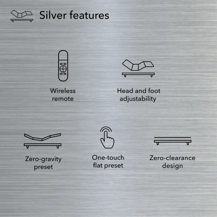Beautyrest® Silver Hotel Collection Adjustable Bed Base - Image 3